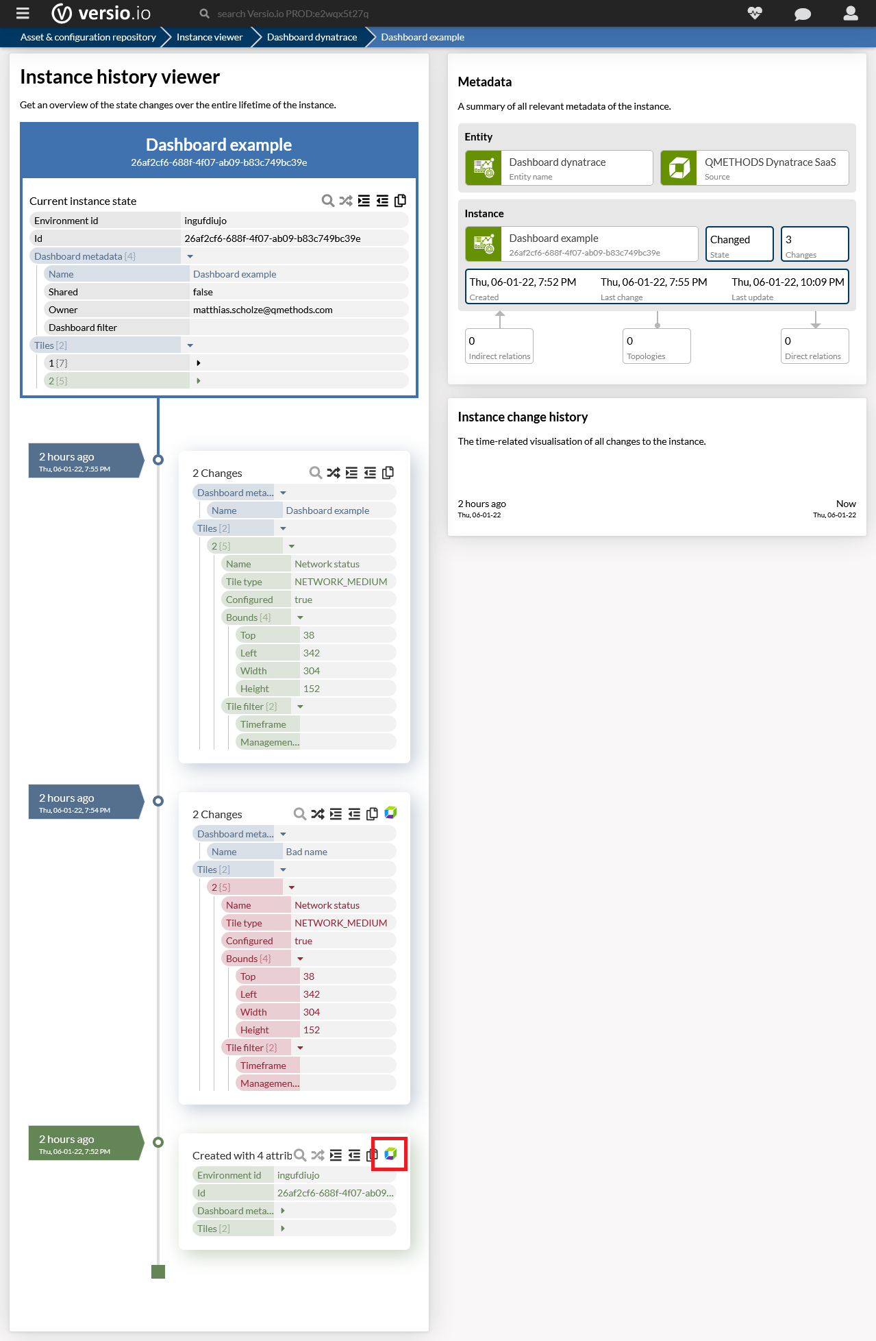 Capture all Dynatrace configuration changes fully automated and continuously 